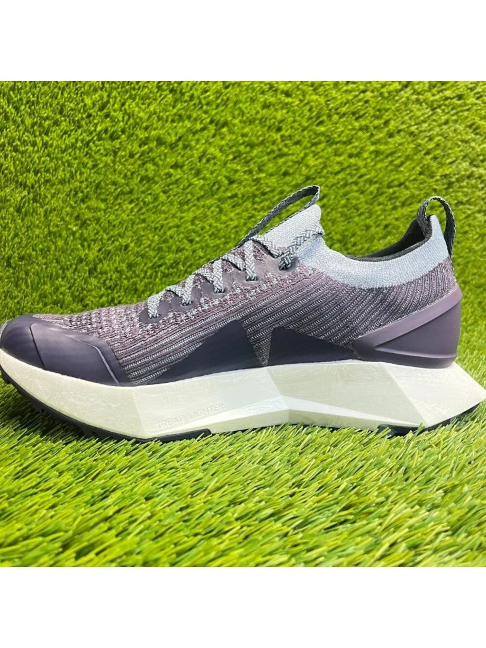 Allbirds Tree Flyer 2 Womens Size 9 Thunder Purple White Running Shoes Sneakers
